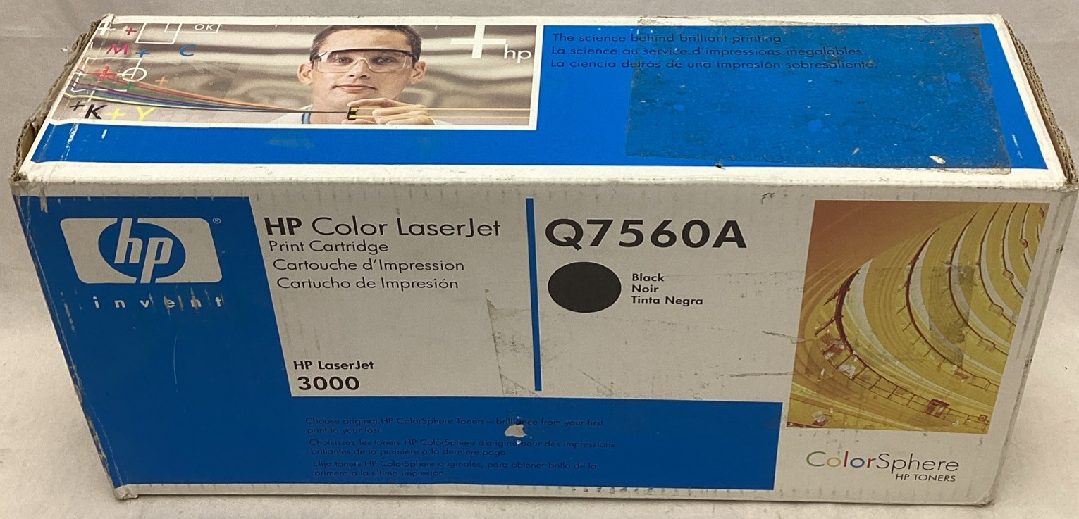 HP 314A Q7560A Color LaserJet 3000n Black Genuine Print / Toner Cartridge