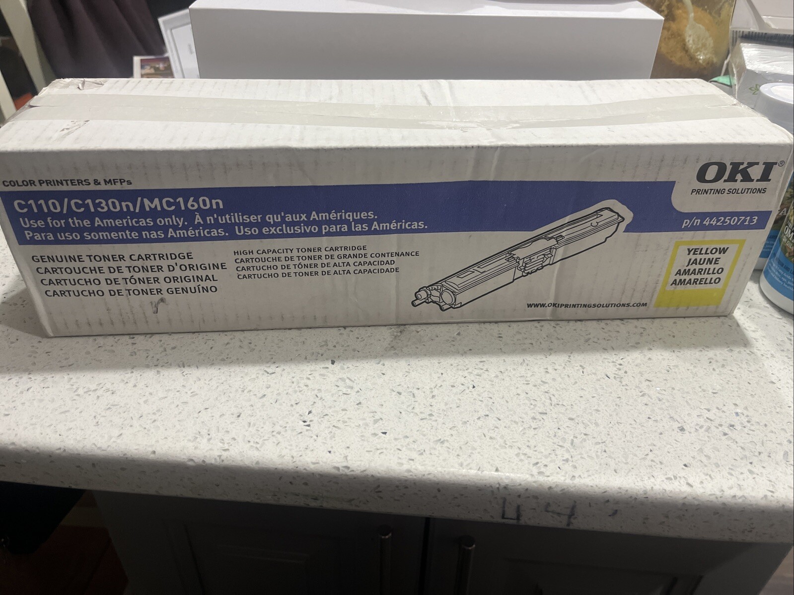 44250713  Original OKI High - Capacity Laser Toner Cartridge - Yellow