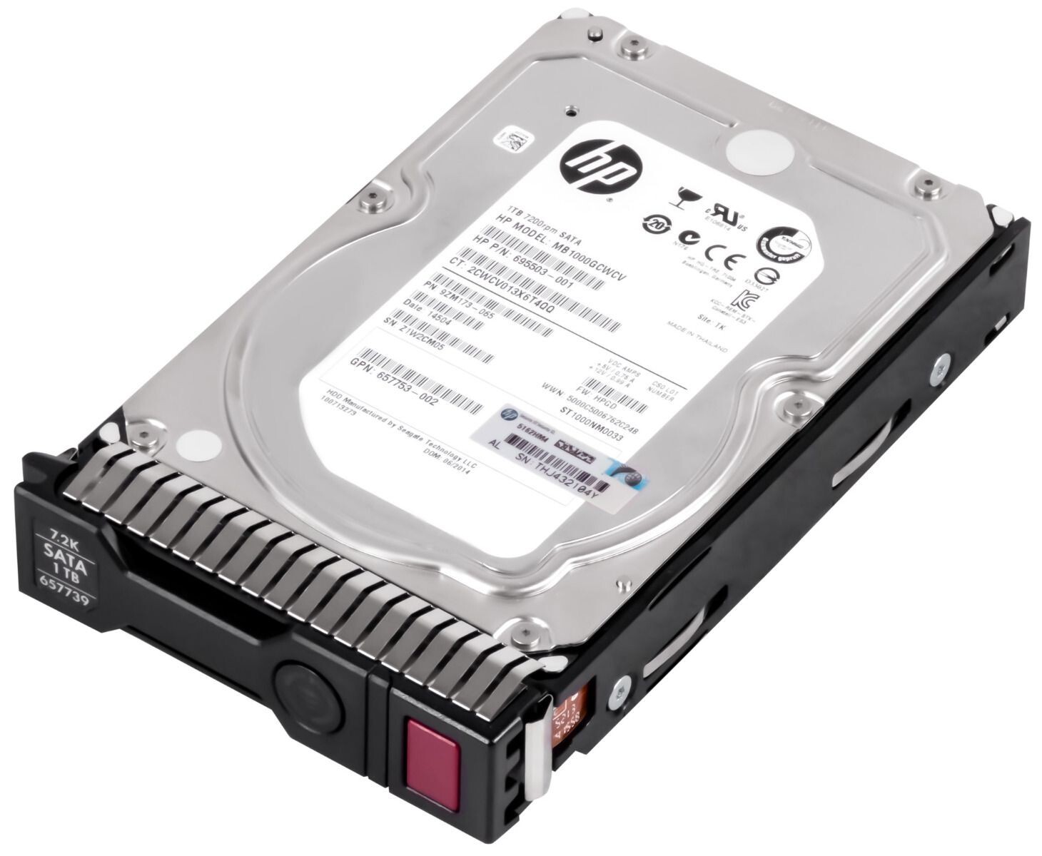 HARD DRIVE HP 695503-001 MB1000GCWCV 1TB 7.2K SATA III 3.5''