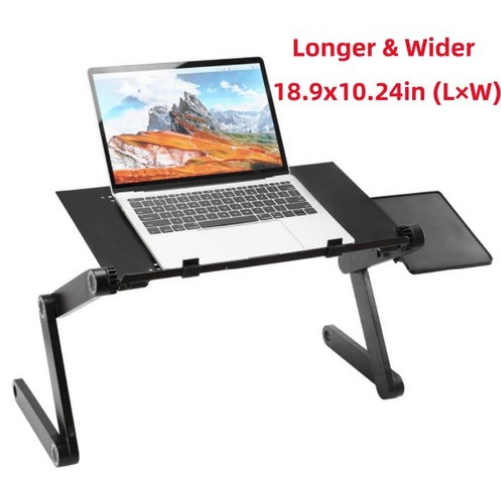 360° Adjustable Laptop Table Stand Lap Sofa Bed Tray Foldable PC Notebook Desk A
