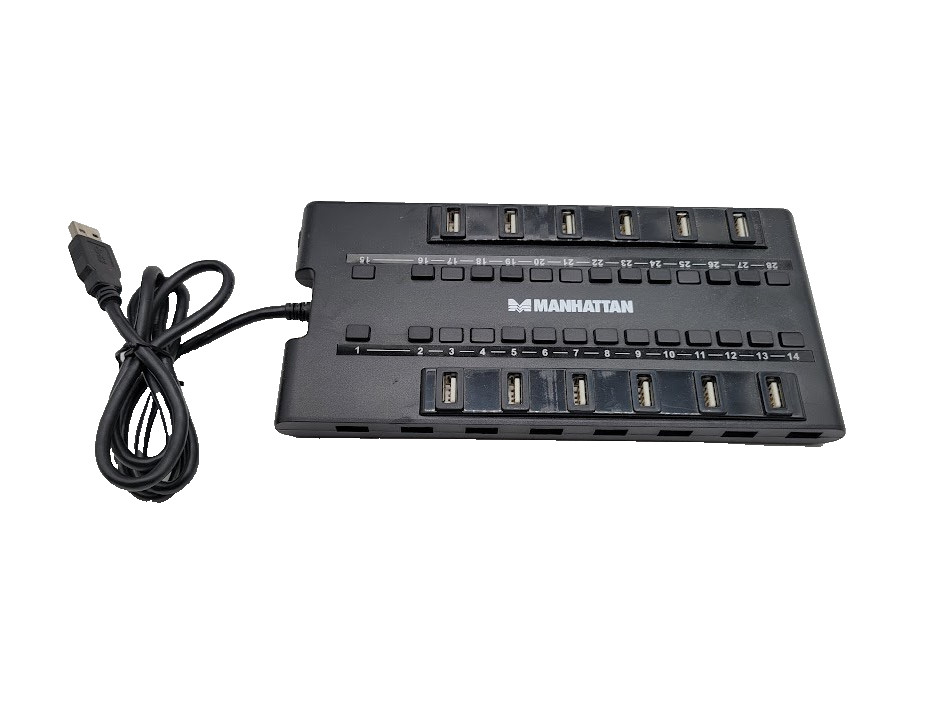 28 Ports USB 2.0 USB 3.0 Combo Manhattan 161718 MH Mondo Hub