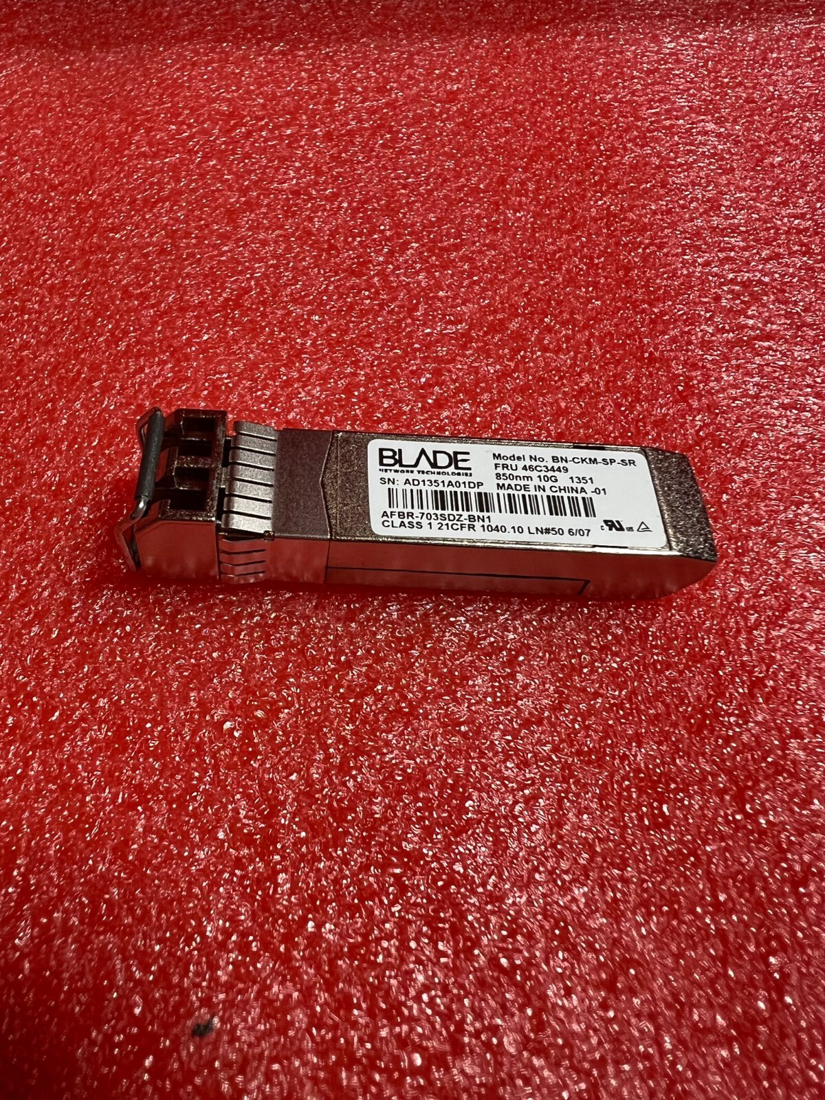Blade 46C3449  10GB SFP+ TRANSCEIVER 10GBASE-SR BN-CKM-SP-SR MIX Brand