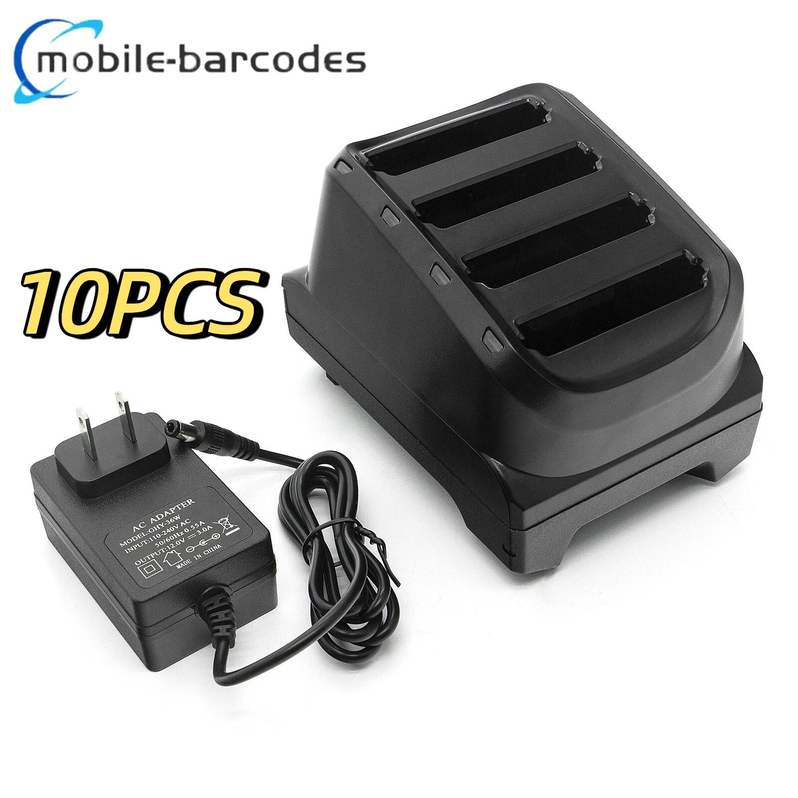 10pcs Battery Charger Cradle w/ Adapter For ZEBRA TC21 TC26 (SAC-TC2Y-4SCHG-01)