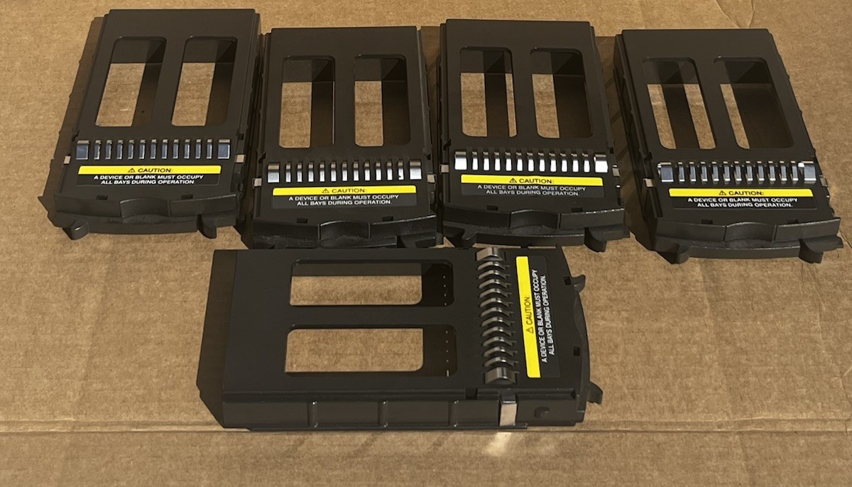 Lot of 5 HP Compaq Proliant Hard Drive Caddy Slot Blank Tray Filler 349460-001