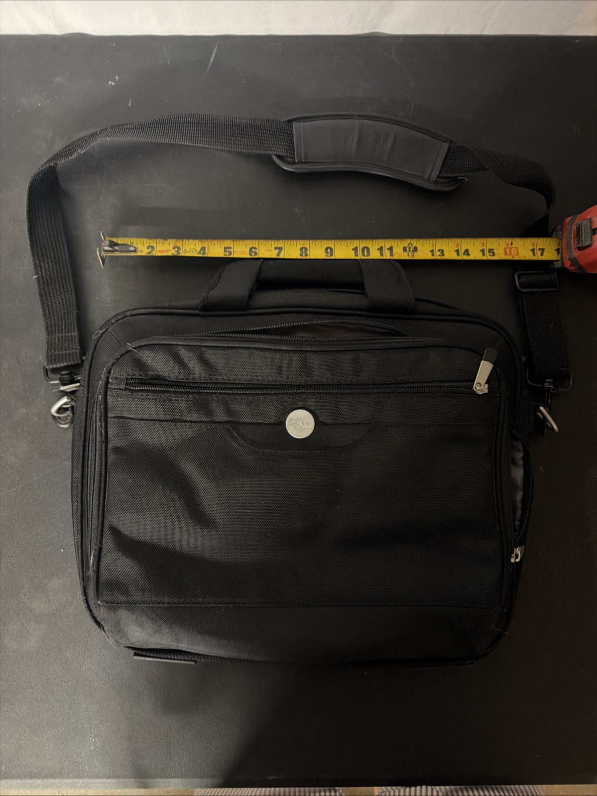 Dell Black Nylon Shoulder/Messenger Laptop Bag 15 in Padded w/ Partitions