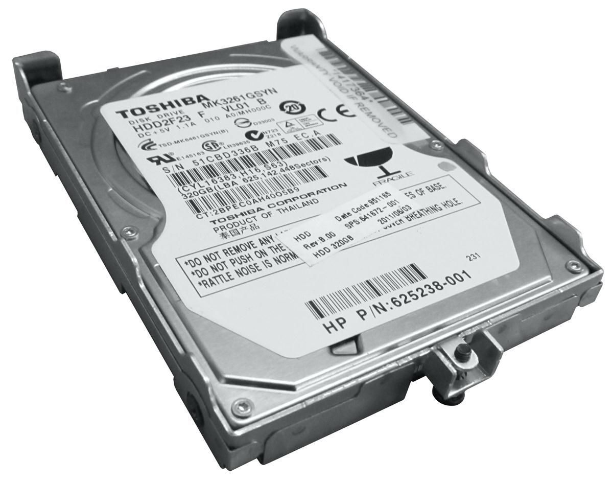 HP 320GB 7200RPM SATA 2.5 9.5MM Hard Drive - 625238-001