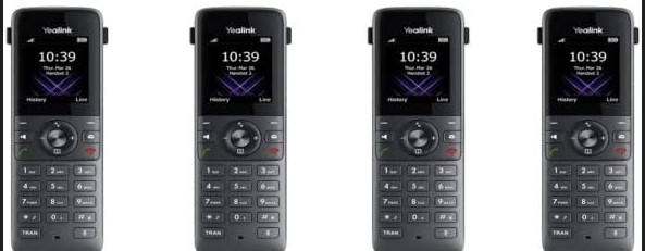 4 Yealink W73H IP DECT Phone Wireless Expansion Handset (4 PACK)