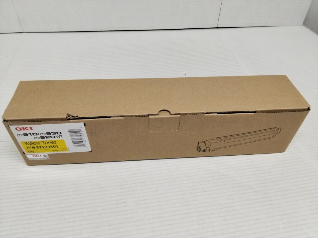 Okidata 52123501 Toner Ctg Yellow 15.000 Pages for Okidata pro920WT