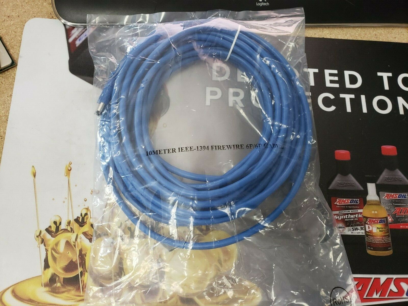 FireWire 1394 male to male 10 Meter 32 ft Cable 09195800_7 1394/66mm/10m 13866-h