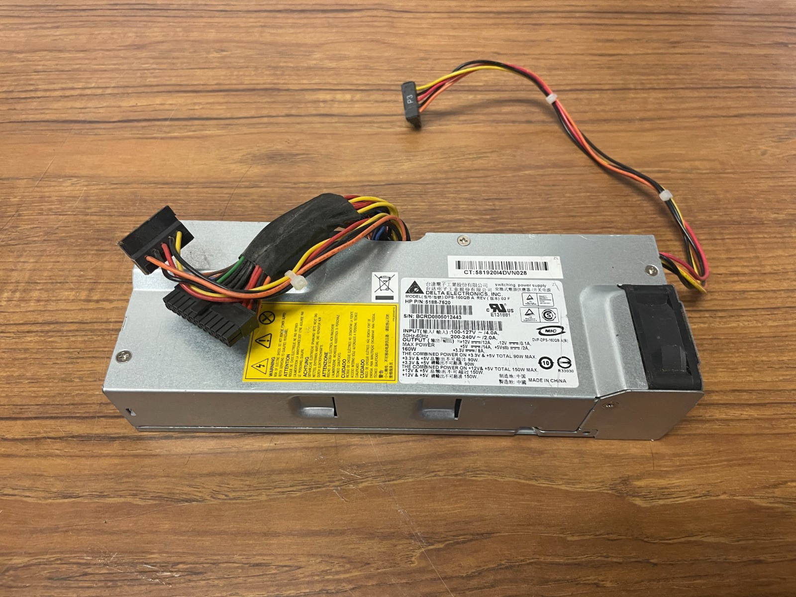 Delta Electronics Power Supply DPS-160