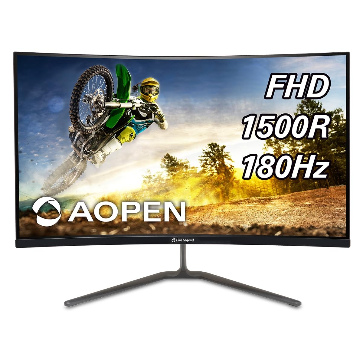 AOPEN by Acer 27in FHD 1920x1080 Curved 180Hz Gaming Monitor 27HC5R S3biip | ...