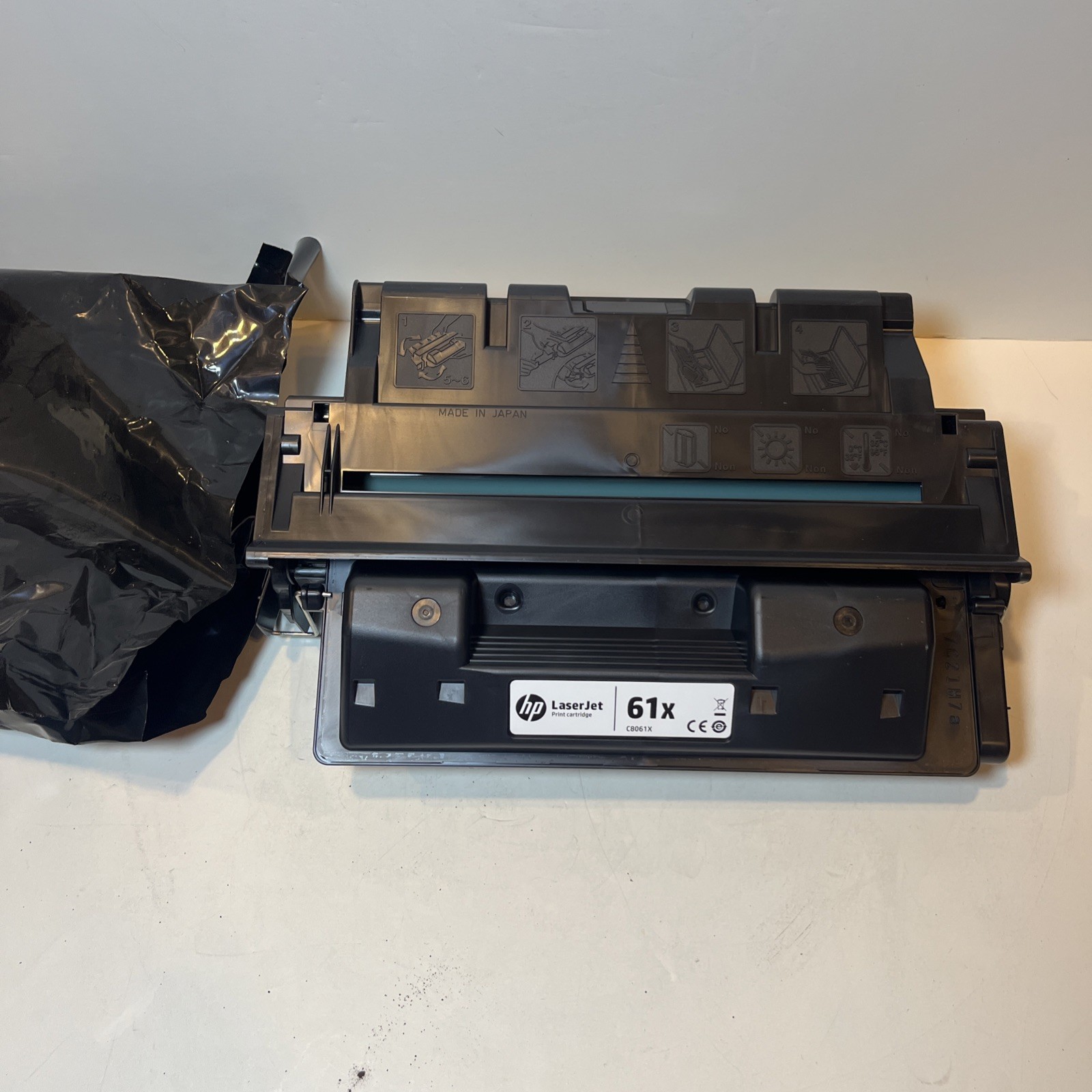 New Genuine HP 61X Black Toner Cartridge - New.  Opened Only For Pictures.
