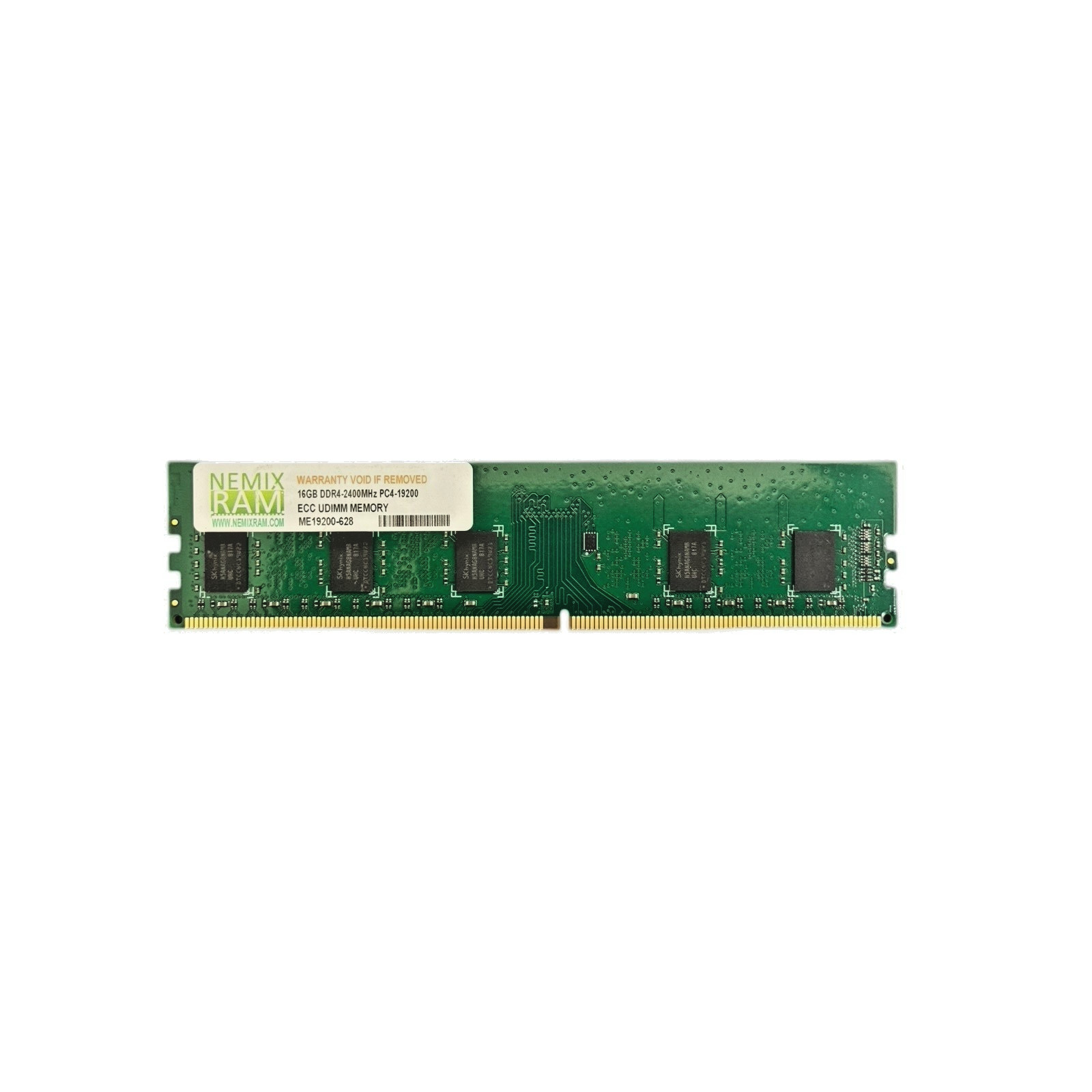 NEMIX 16GB PC4-19200 DDR4-2400 ECC UDIMM Memory ME19200-628 RAM *FOR PARTS*