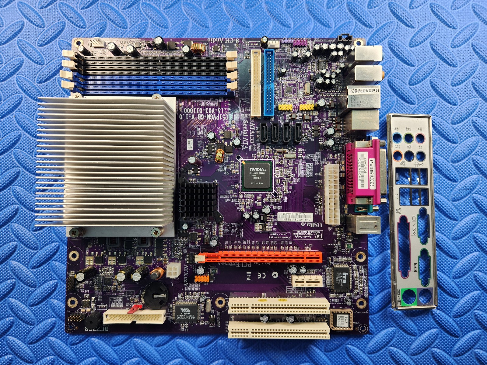 ATX ECS HT2000 C51GM-M V1.0 Desktop Motherboard