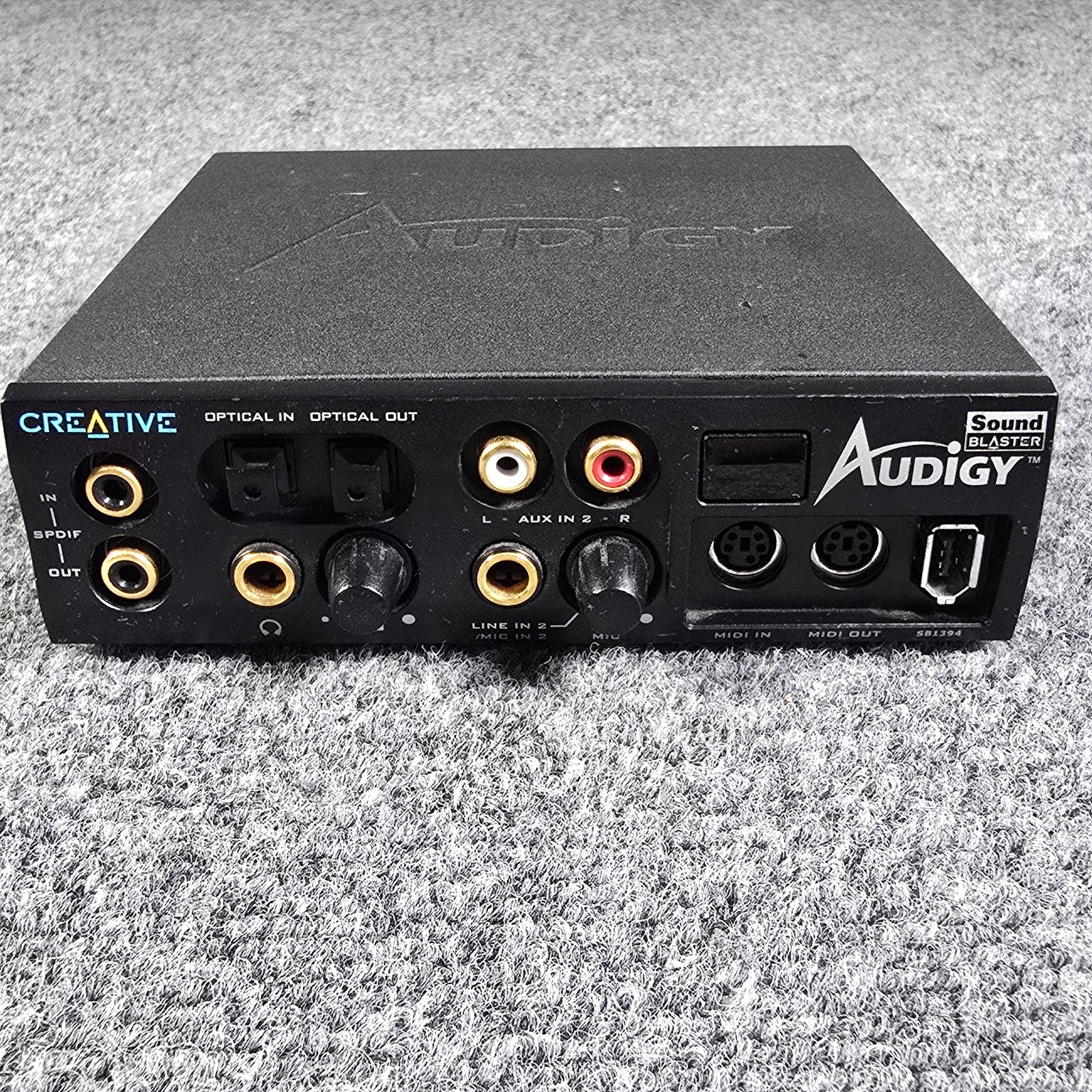 Creative Sound Blaster Audigy External Drive SB0110 Audio Box Untested No Cables