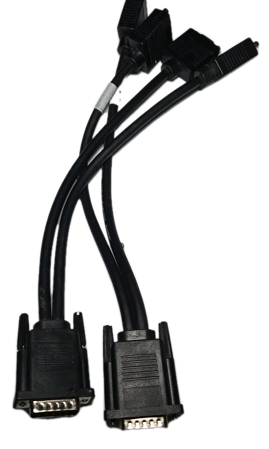 DMS-59 Dual VGA X2 Adapter Cable 12 inch Splitters AMD Nvidia Video Cards 