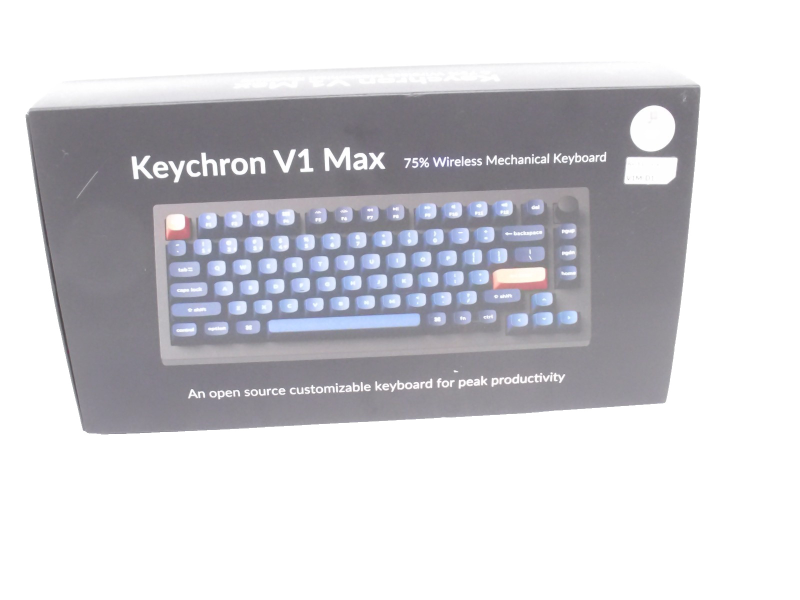 Keychron V1 Max 75% Custom Wireless RGB Mechanical Keyboard with Programmable