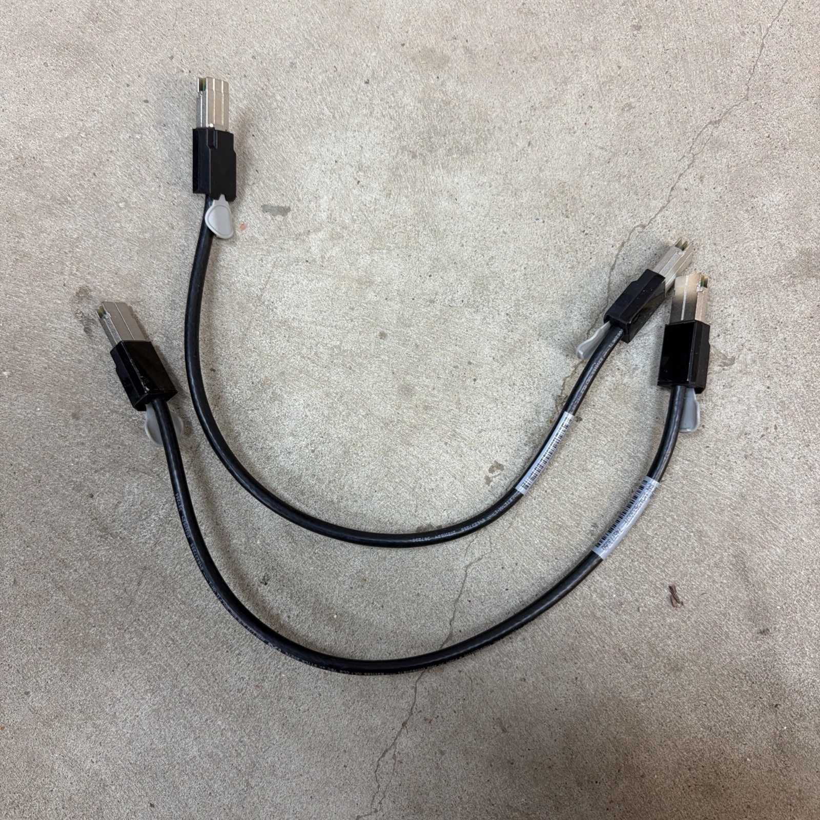 Lot Of 2 Cisco CAB-STK-E-0.5M 37-0891-01 50cm Bladeswitch for Stack