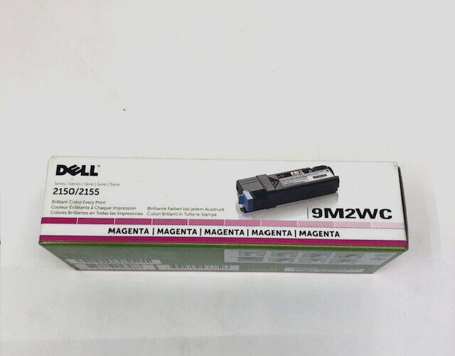 Dell 9M2WC Genuine Magenta Toner Cartridge 2150/2155 Series OEM Original - NEW