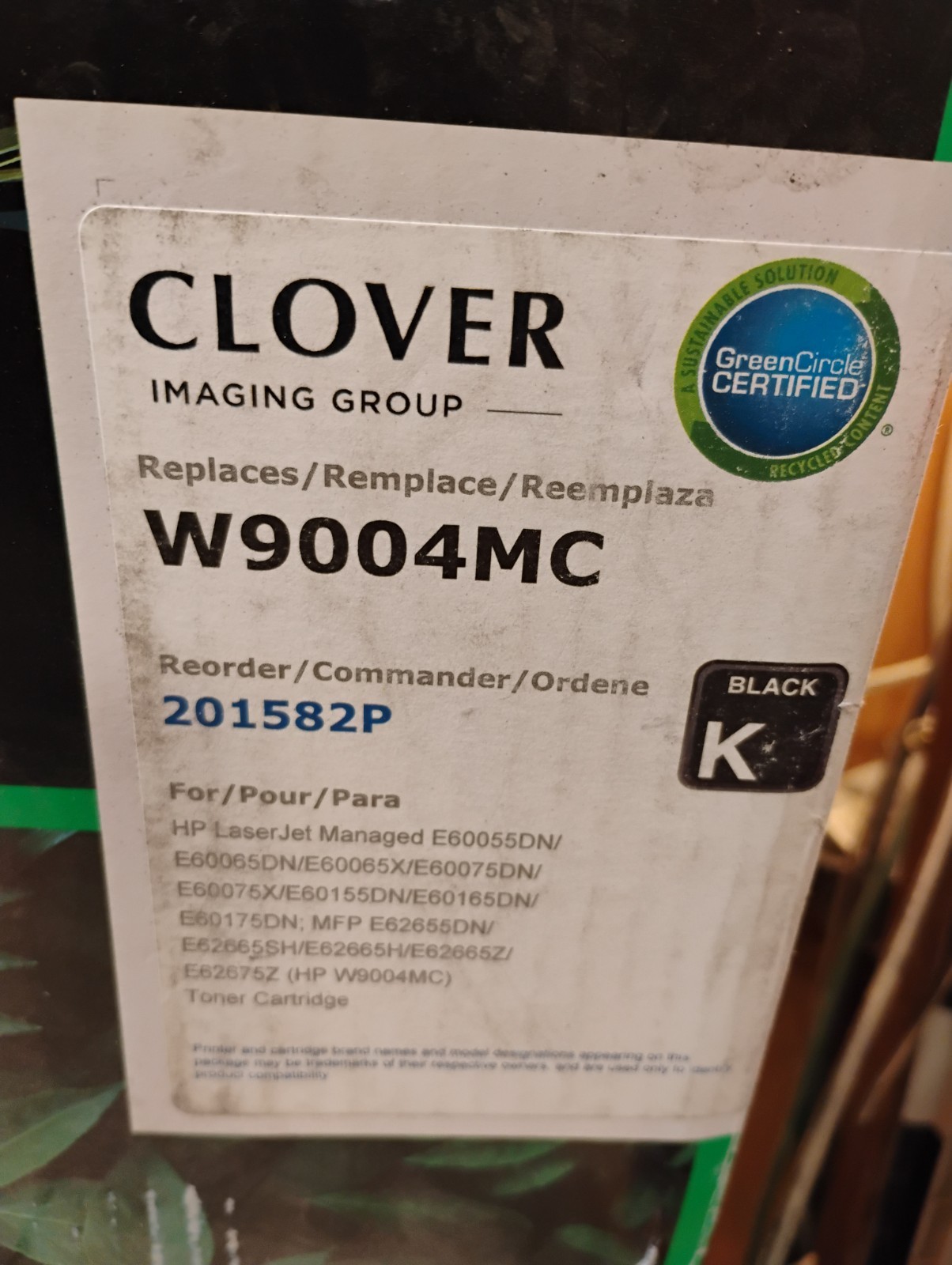 Clover W9004MC Remanfactured Black Laser Cartridge for HP - Fast Ship