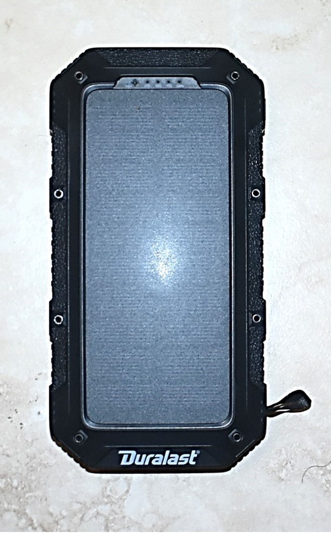 DURALAST 20000mAh Li-Polymer battery Solar Charger model ES960S