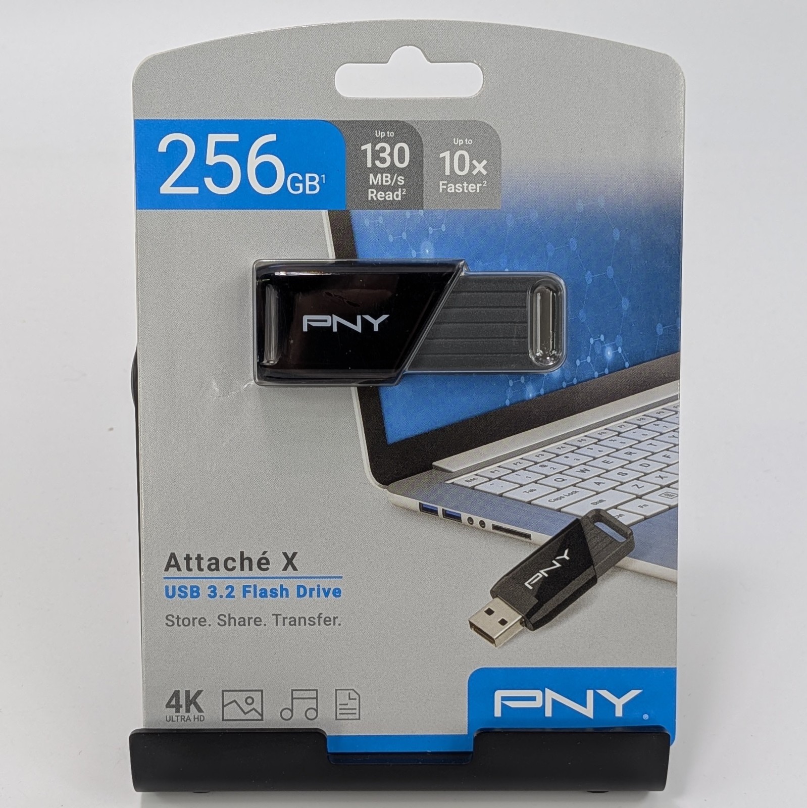 PNY 256GB Attaché X USB 3.2 Gen 1 Flash Drive, P-FD256ATTX-GE