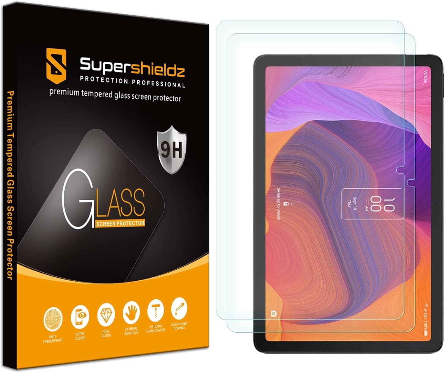 2 Pack Screen Protector for T-Mobile Revvl Tab 5G, TCL Tab Pro 5G, Anti Scratch