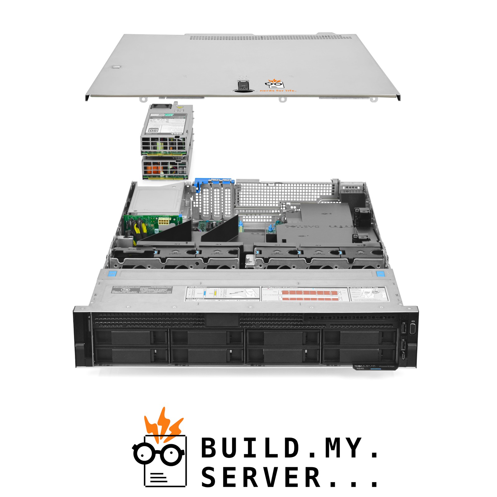 Dell PowerEdge R540 8-Bay LFF Server 2x 2.60Ghz Silver 4112 8-Core 32GB RAM