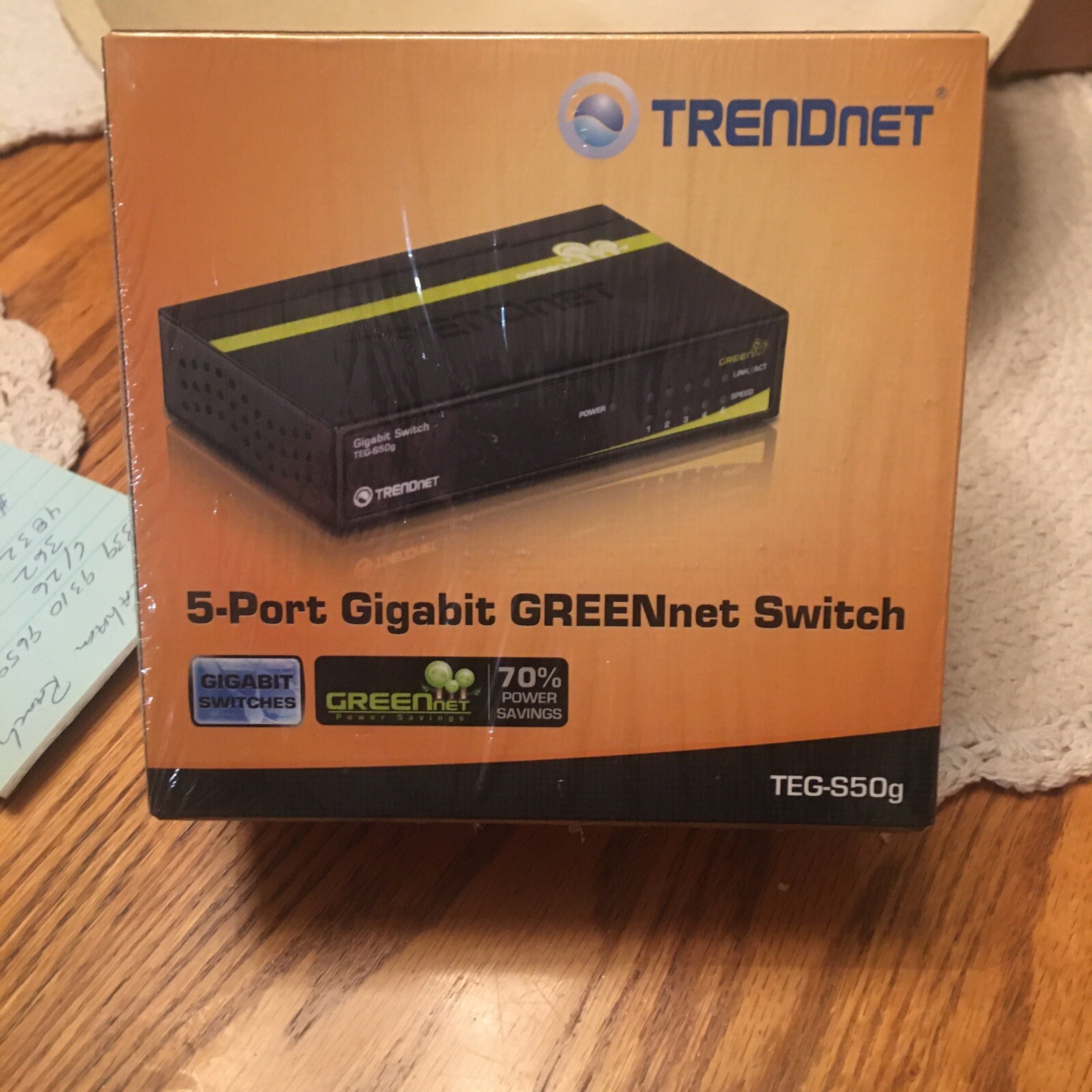 NEW TRENDnet  TEG (TEG-S50g) 5-Ports External Switch New In The Box