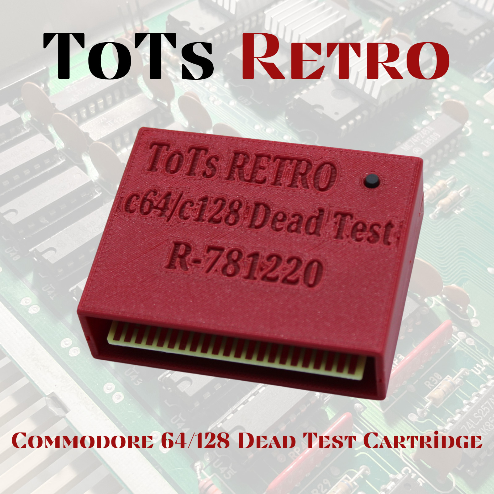 Commodore 64 c128 Dead Test Cartridge R-781220