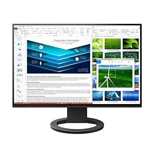EIZO FlexScan EV2485-BK Business Standard Monitor 24.1 Inch USB Type-C Black