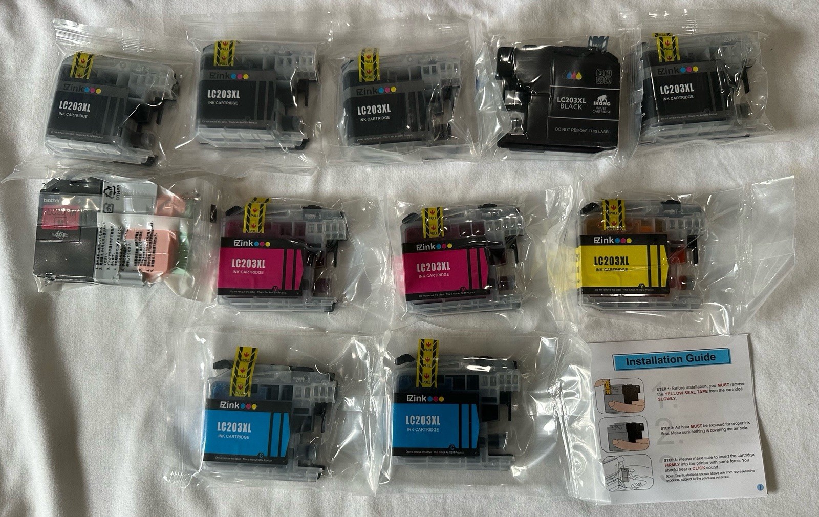 EZ Ink Premium Ink Cartridges 11 lot