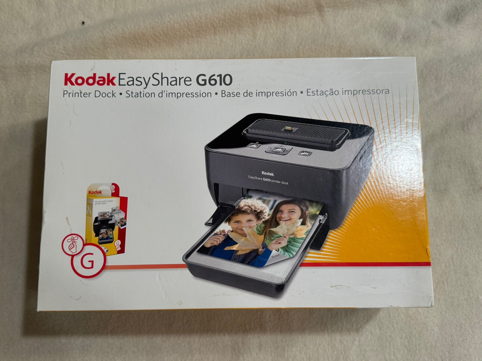 KODAK EASY SHARE G610 DIGITAL PHOTO PRINTER DOCK NEW OPEN BOX - No Film * B186