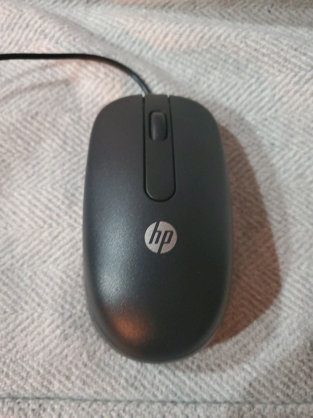 Hp Mouse  672662-001. USB Wired OPTICAL  Mouse . BLACK . Tested / Works New