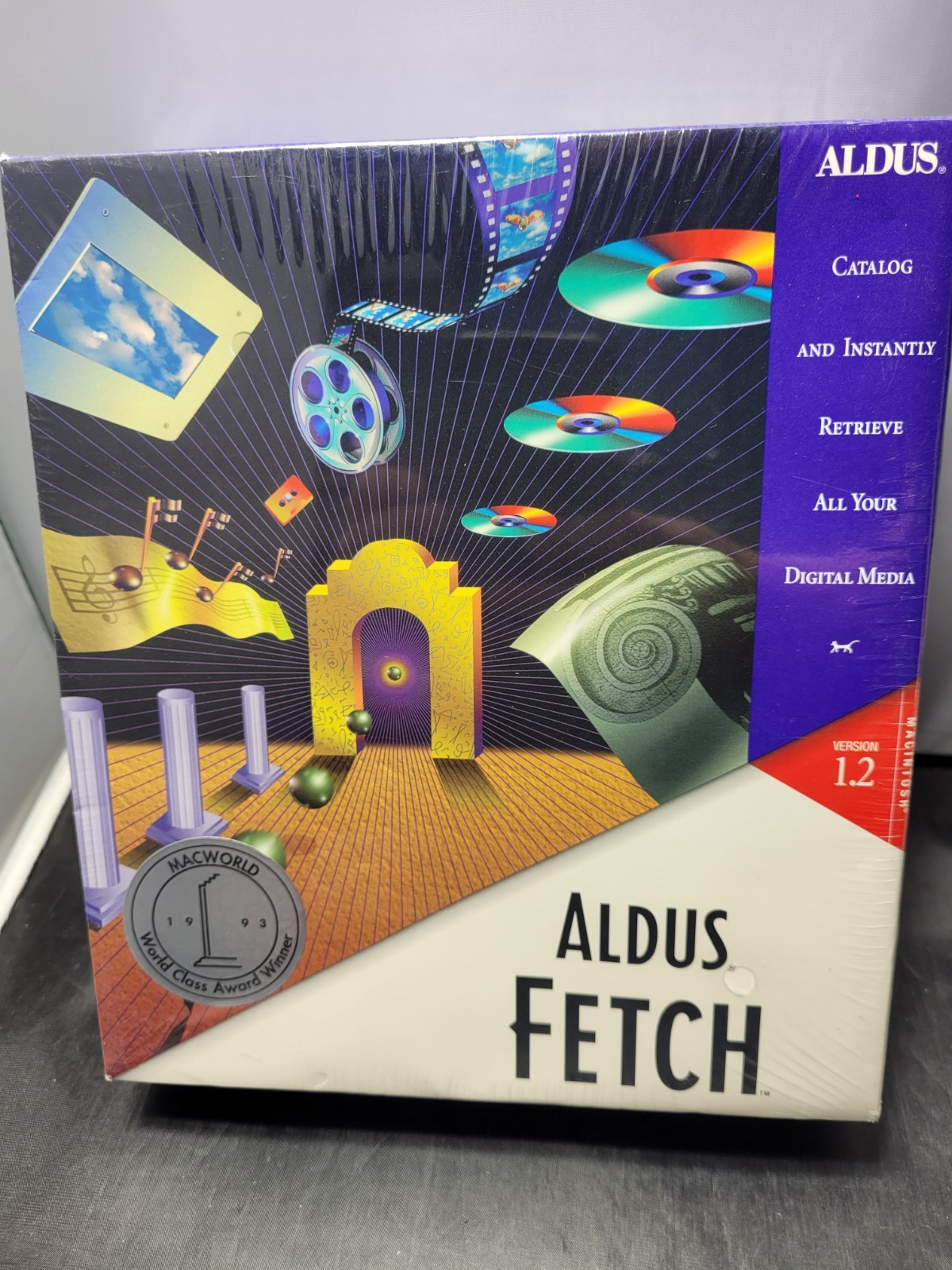 Aldus Fetch Version 1.2 New Rare Sealed Macintosh Vintage Retrieval Tool