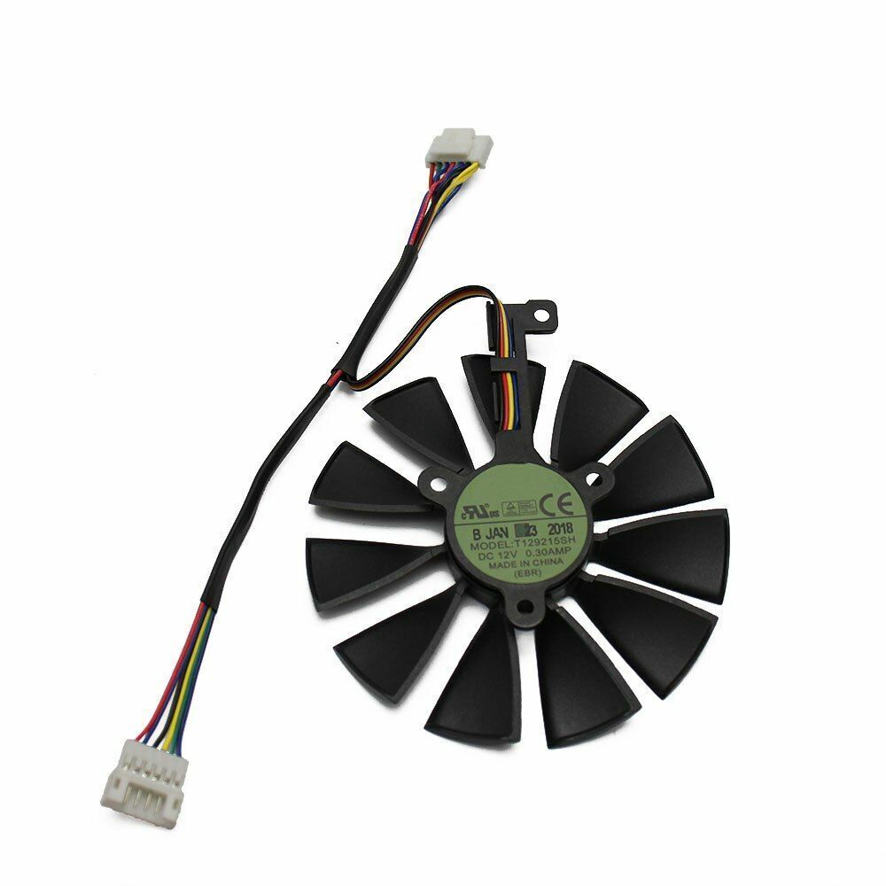Cooler Fan For ASUS RTX 2060 GTX 2070 T129215SH T129215SL 88mm Graphics Card