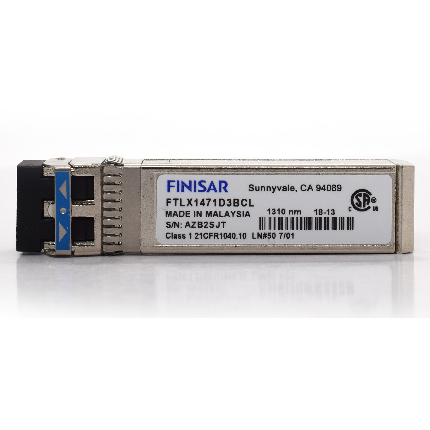 Original FTLX1471D3BCL Finisar 10Gb/s 10km 1310nm Single Mode SFP+ Transceiver