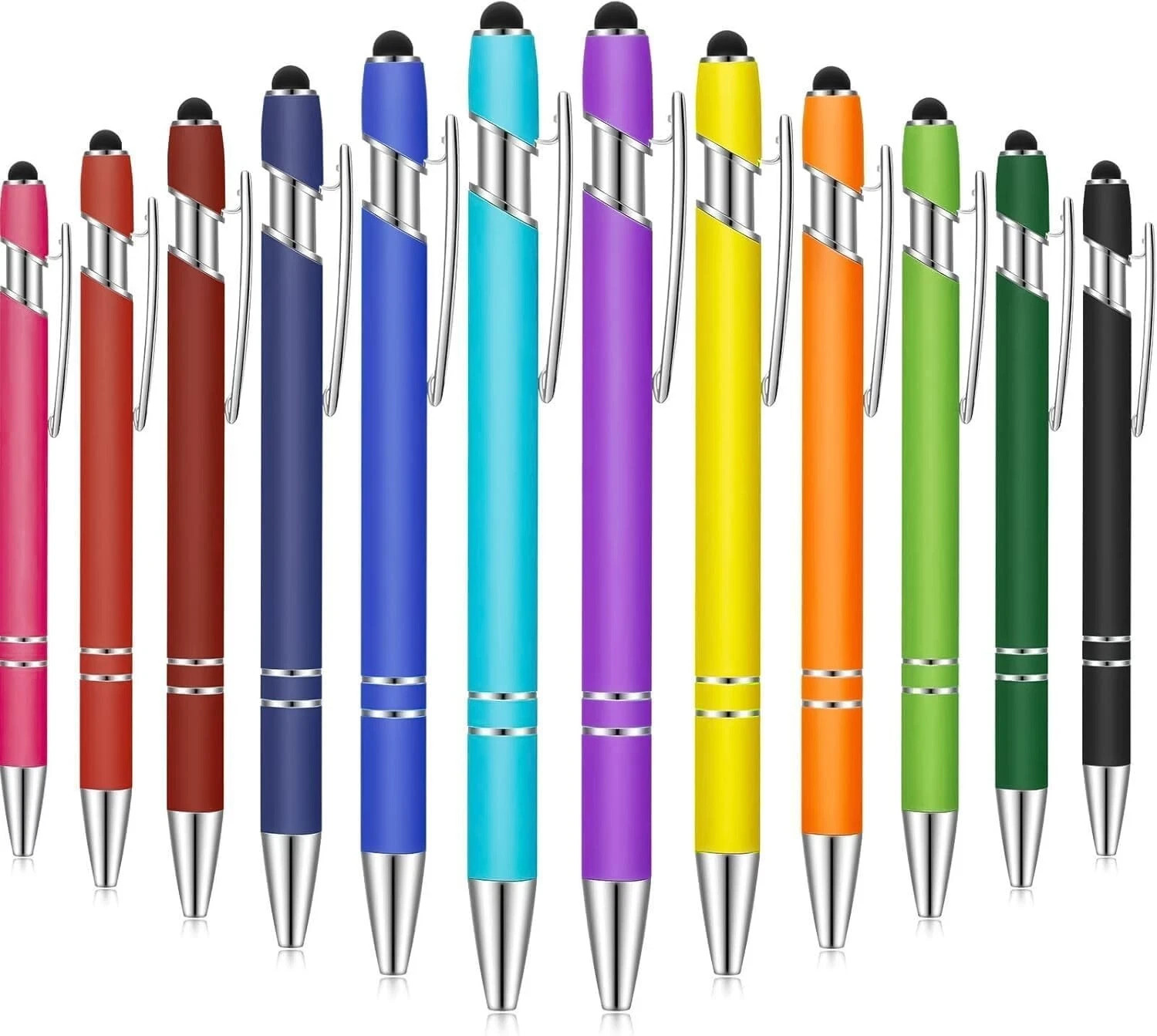 Stylus Pens for Touch Screens 12 Universal 2 in 1 Stylus Pen