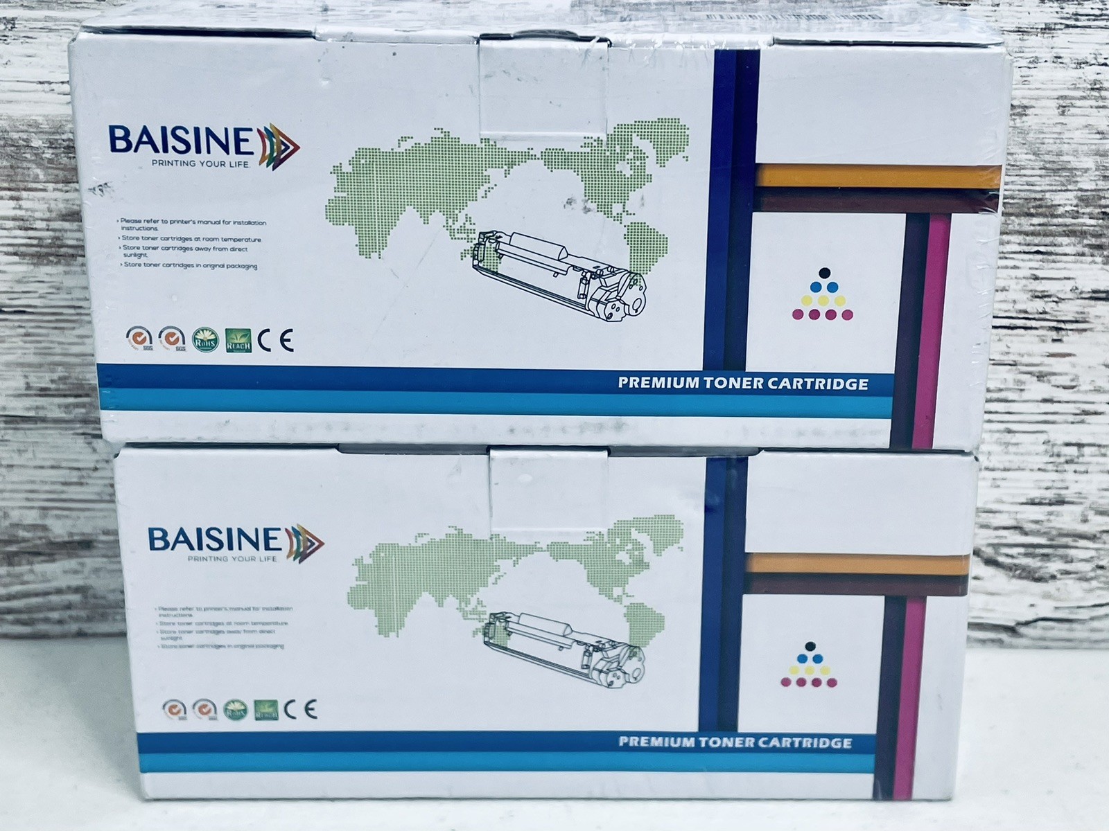 2 Pack Toner Cartridge TK-5242 Black for Kyocera ECOSYS Printers 