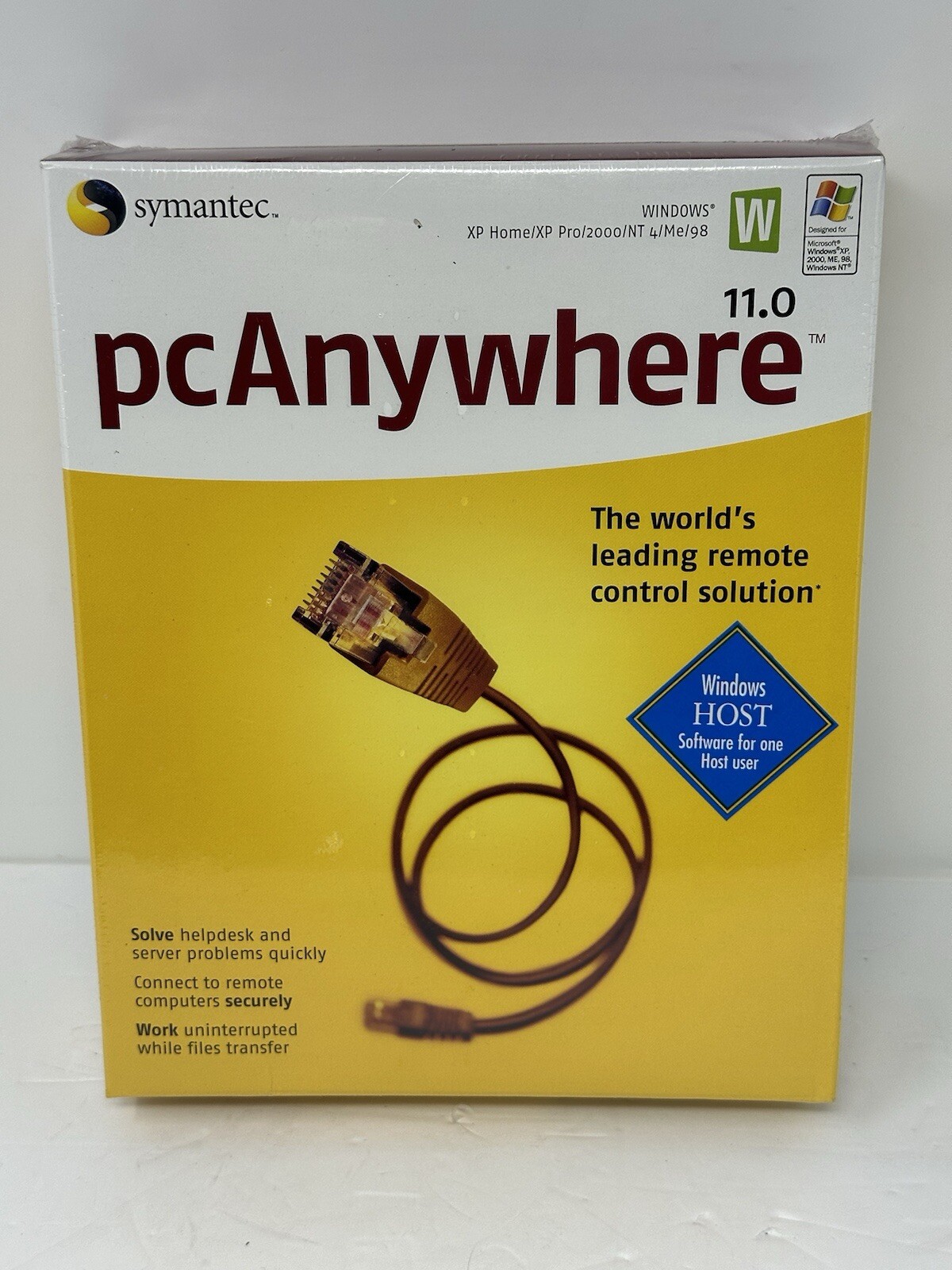 NEW Symantec pcAnywhere 11.0 Host, 1 User Original Box - Software Still Sealed