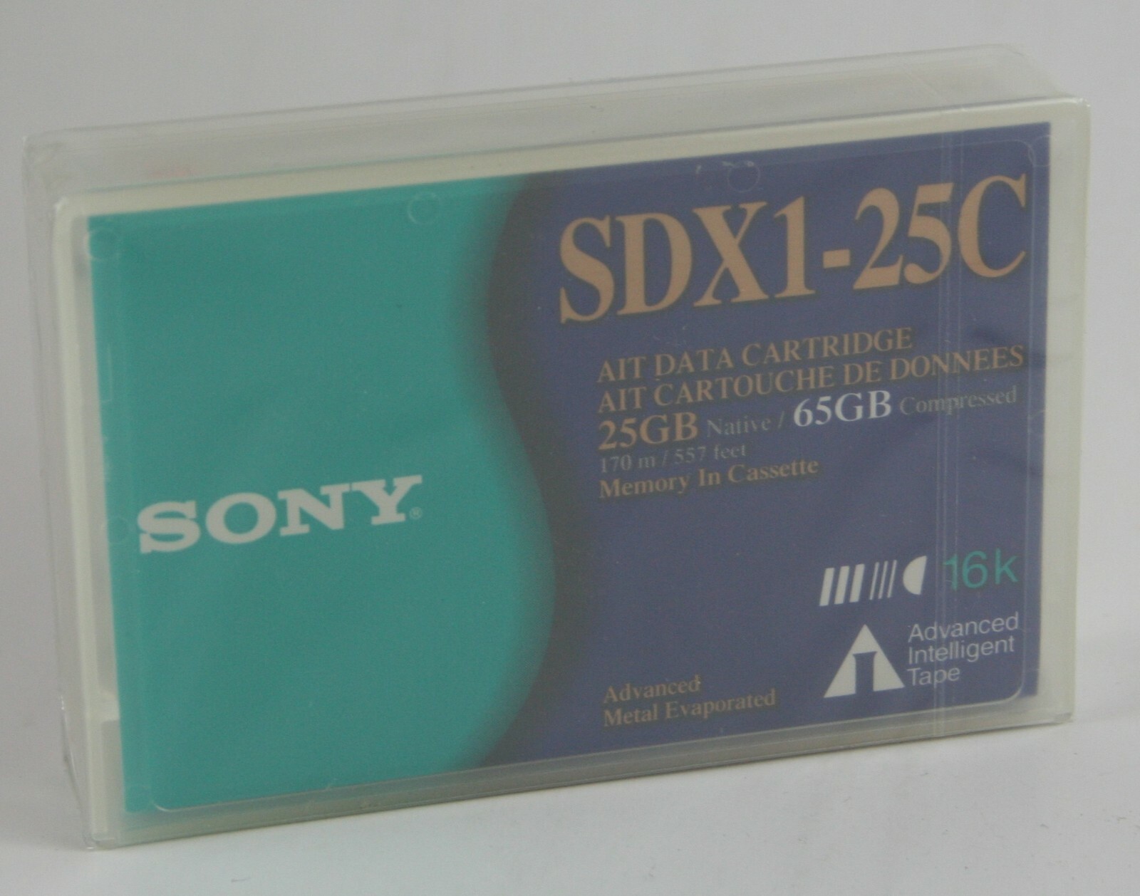 Sony  SDX1-25C Advanced Intelligent Tape Data Cartridge 25/65 GB SEALED