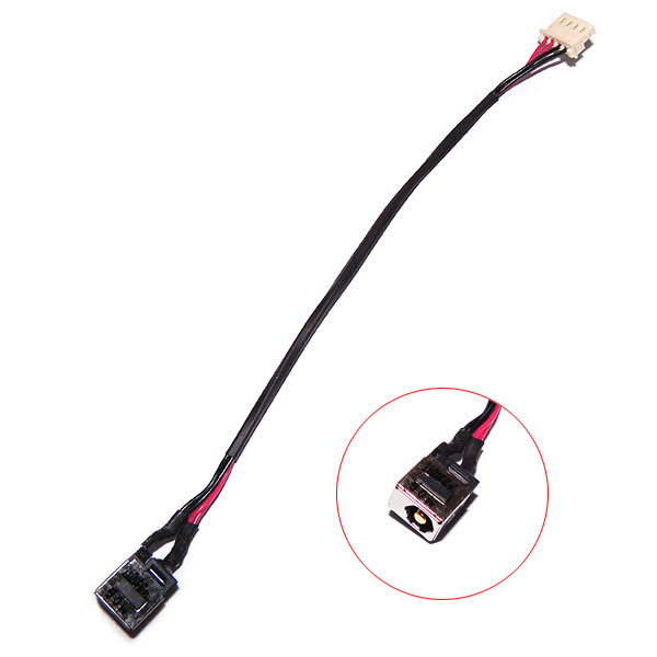 AC DC POWER JACK SOCKET PLUG CABLE HARNESS For FUJITSU LIFEBOOK AH530 AH531
