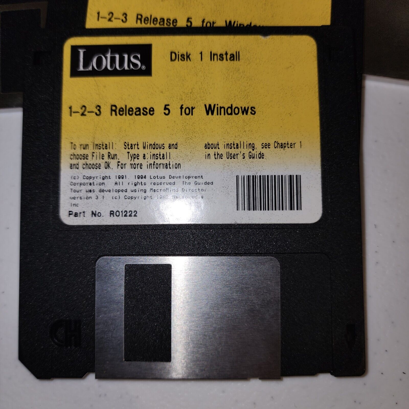 Vintage 1994 Lotus 1 2 3 123 R5 Microsoft Windows 3.1 Software - 3.5 Disks(7)
