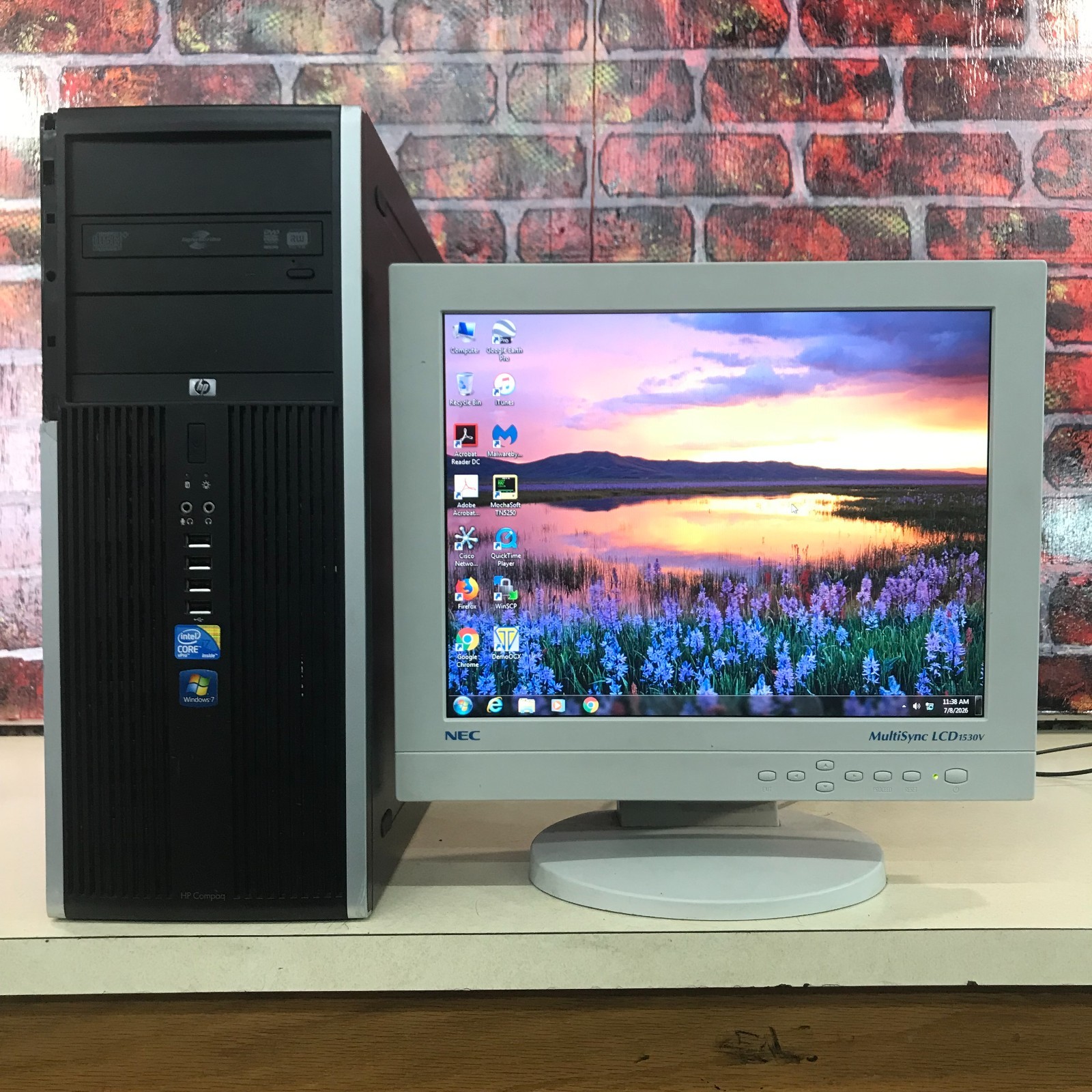 HP Compaq 8100 Elite CMT PC i7-860 2.80GHz 8GB RAM 500GB HDD (Windows 7 Pro)