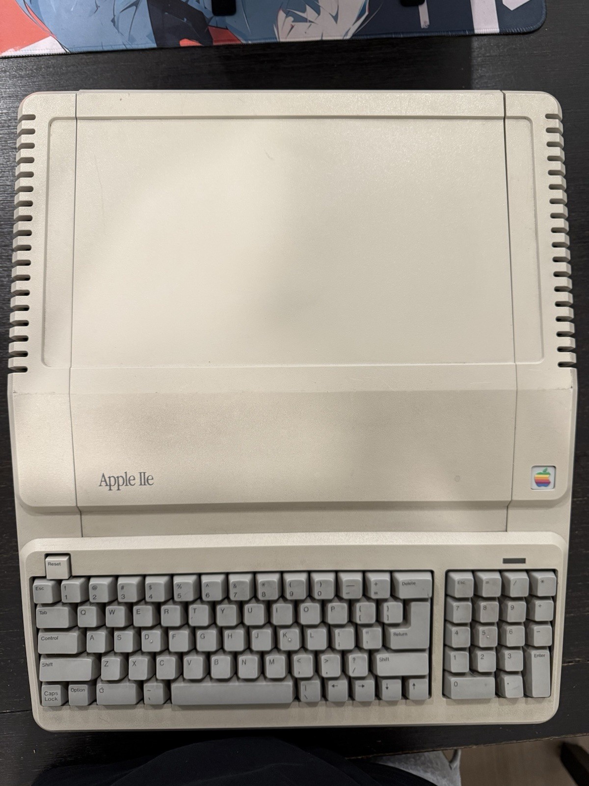 Apple IIe Vintage Home Computer Desktop Model A2S2128 Built-In Keyboard