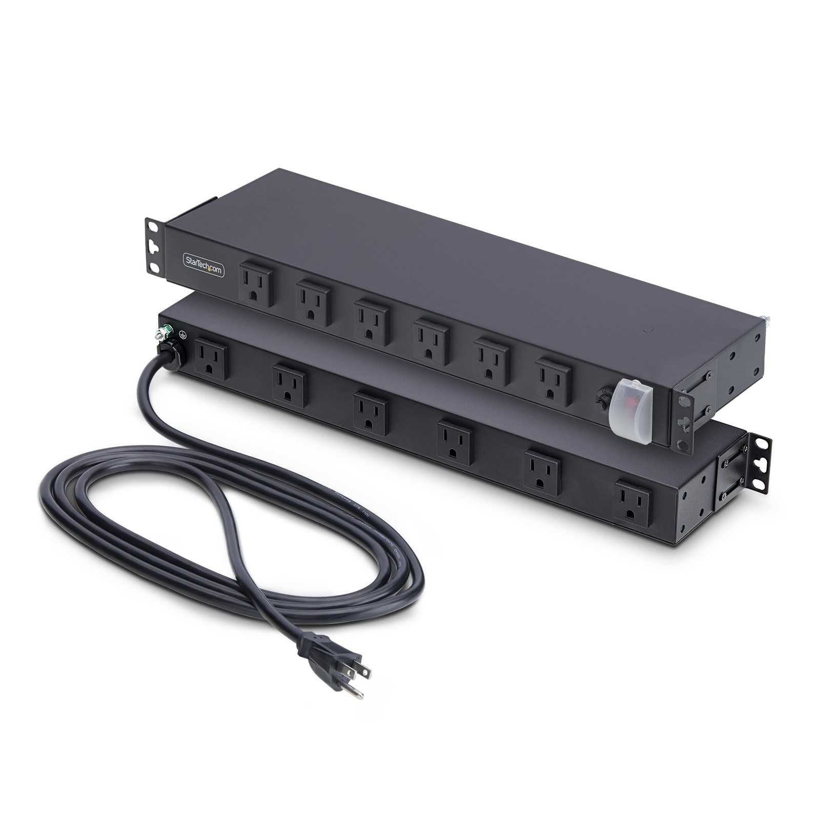 StarTech 12-Outlet 1U PDU 120V Rack Mount Power Distribution Strip