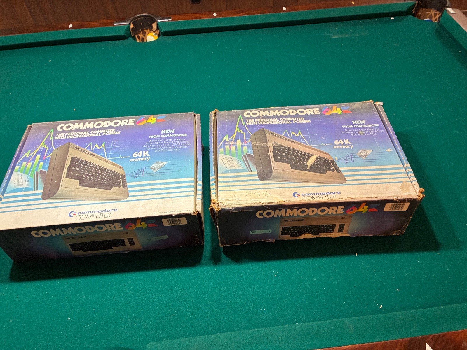 Commodore 64 Computer in box lot of 2 parts repair plus extras