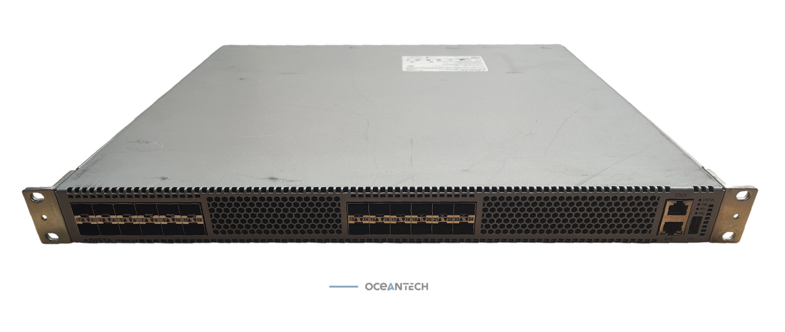 Arista DCS-7150S-24-CL-R 24P 10GbE SFP+ RA Switch W/rack ears, Tested Working