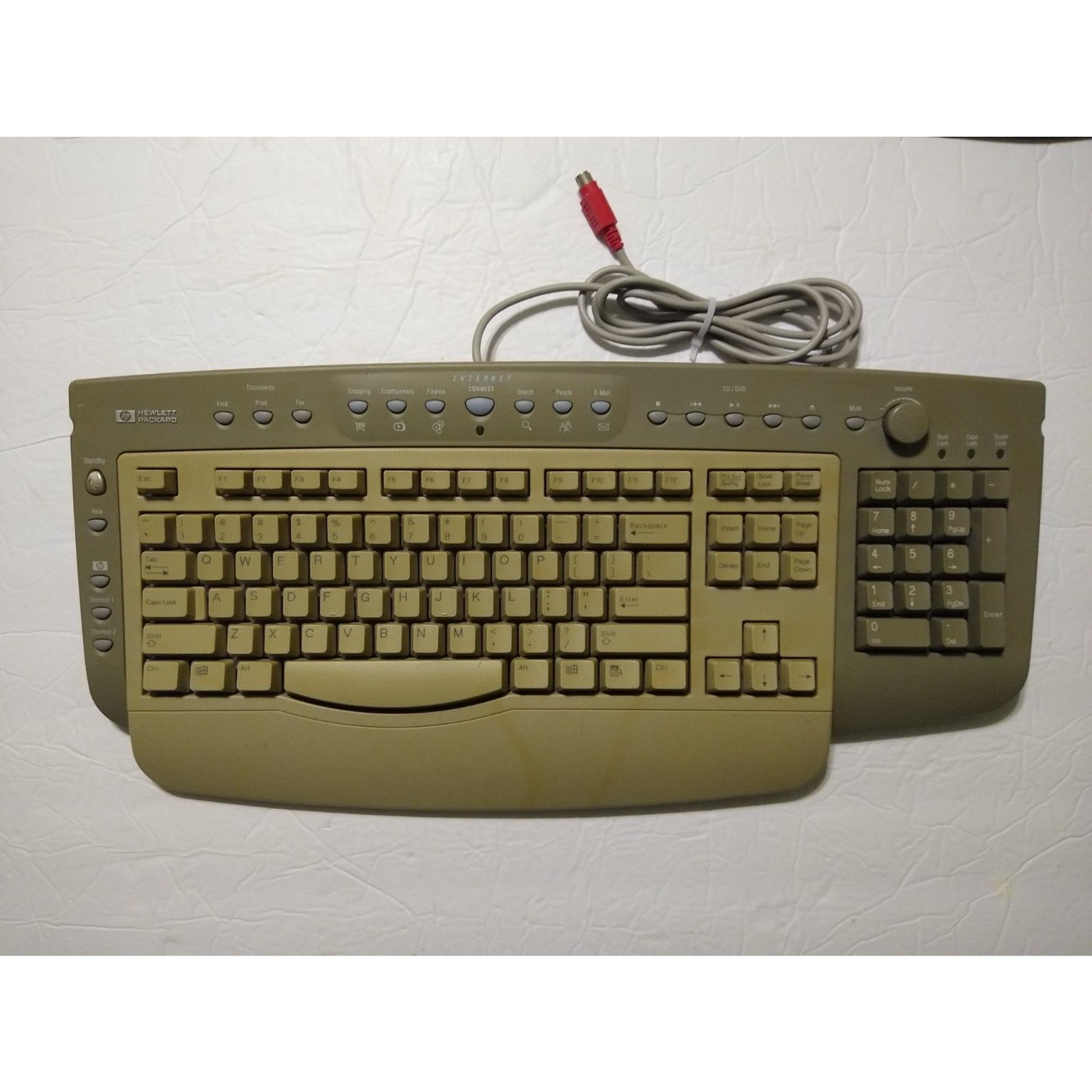 Hewlett-Packard HP SK-2506 PS/2 Internet Media Computer Keyboard K3