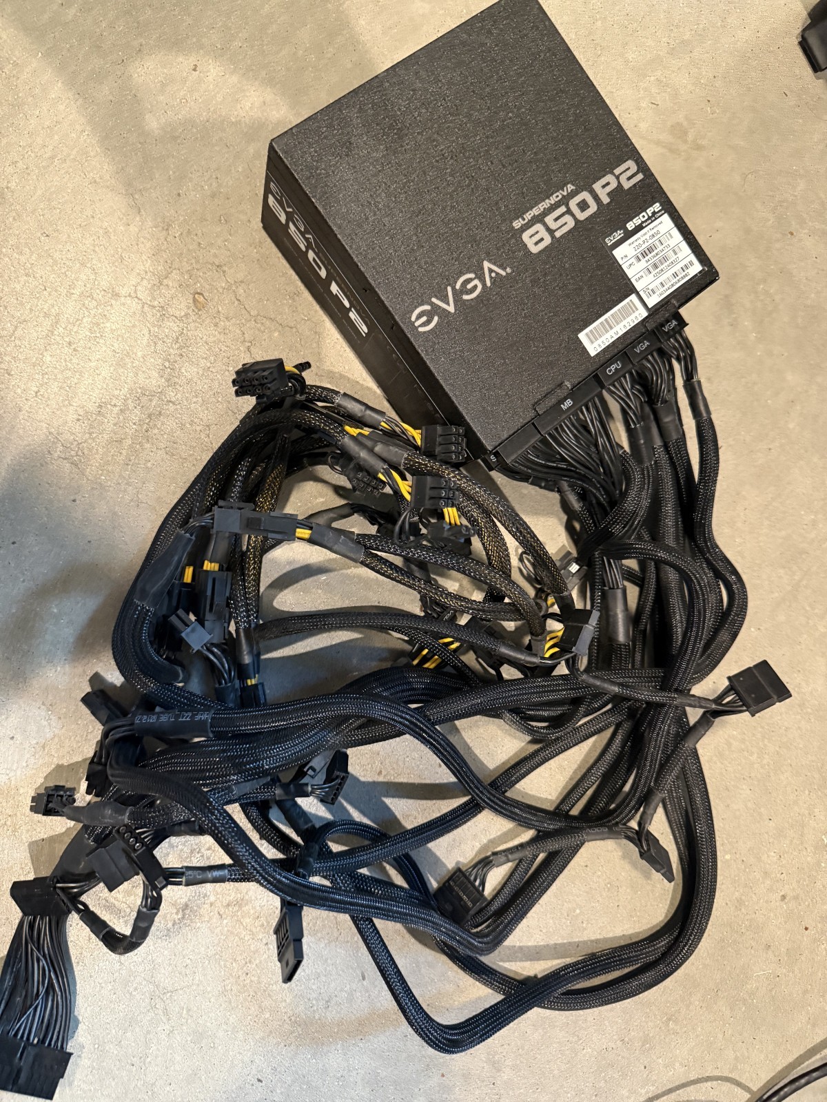 EVGA SuperNOVA 850 P2 850W 80 Plus Platinum Fully Modular ATX PSU Power Supply